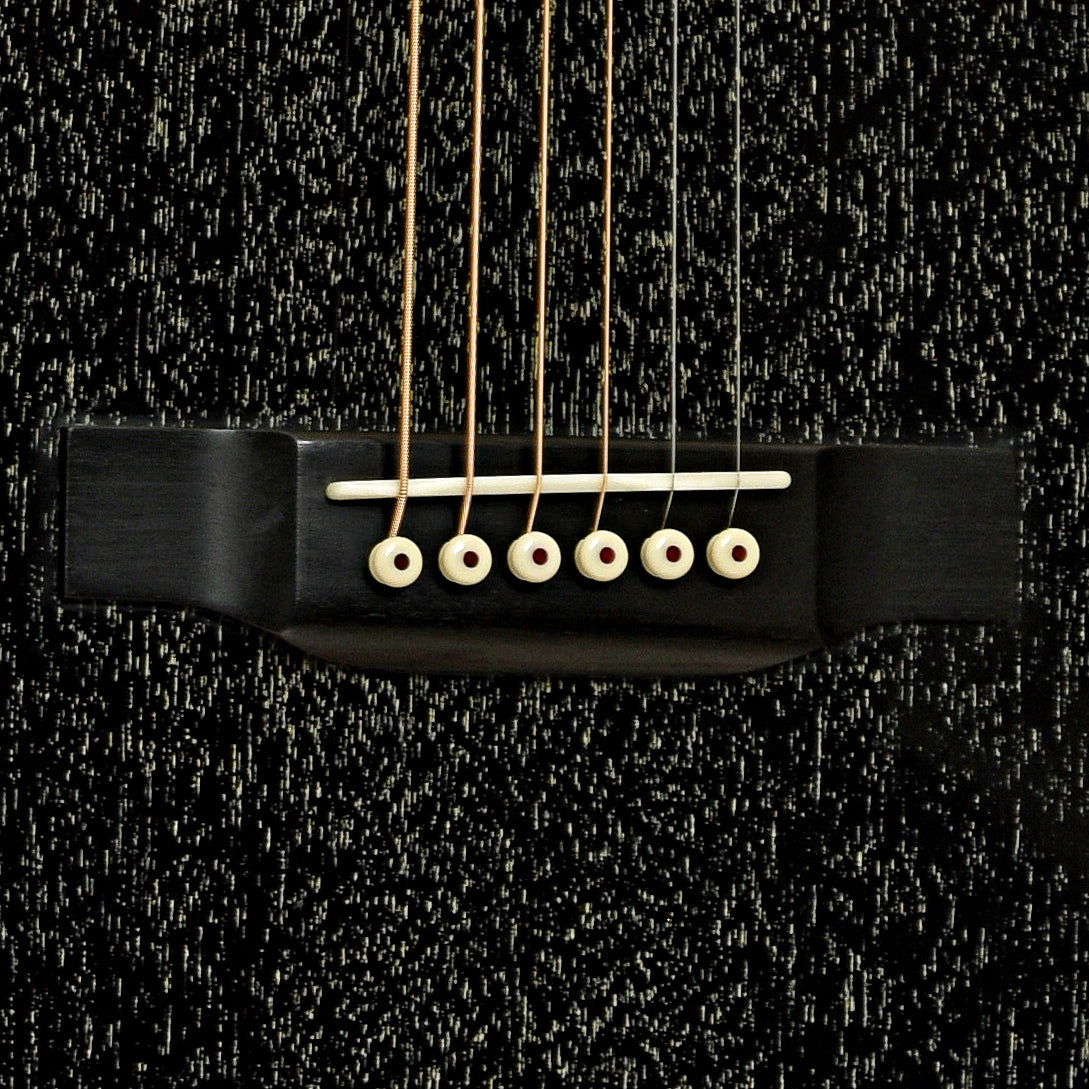 Bridge of Martin Custom GPC16 Cutaway Guitar Black