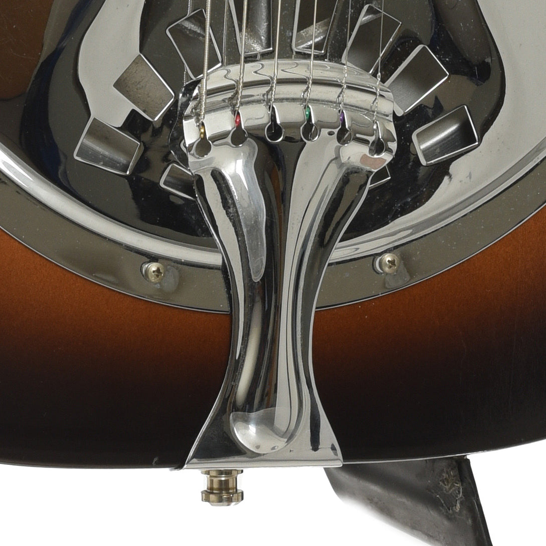 Tailpiece of Dobro F-60 Roundneck Resonator Guitar 