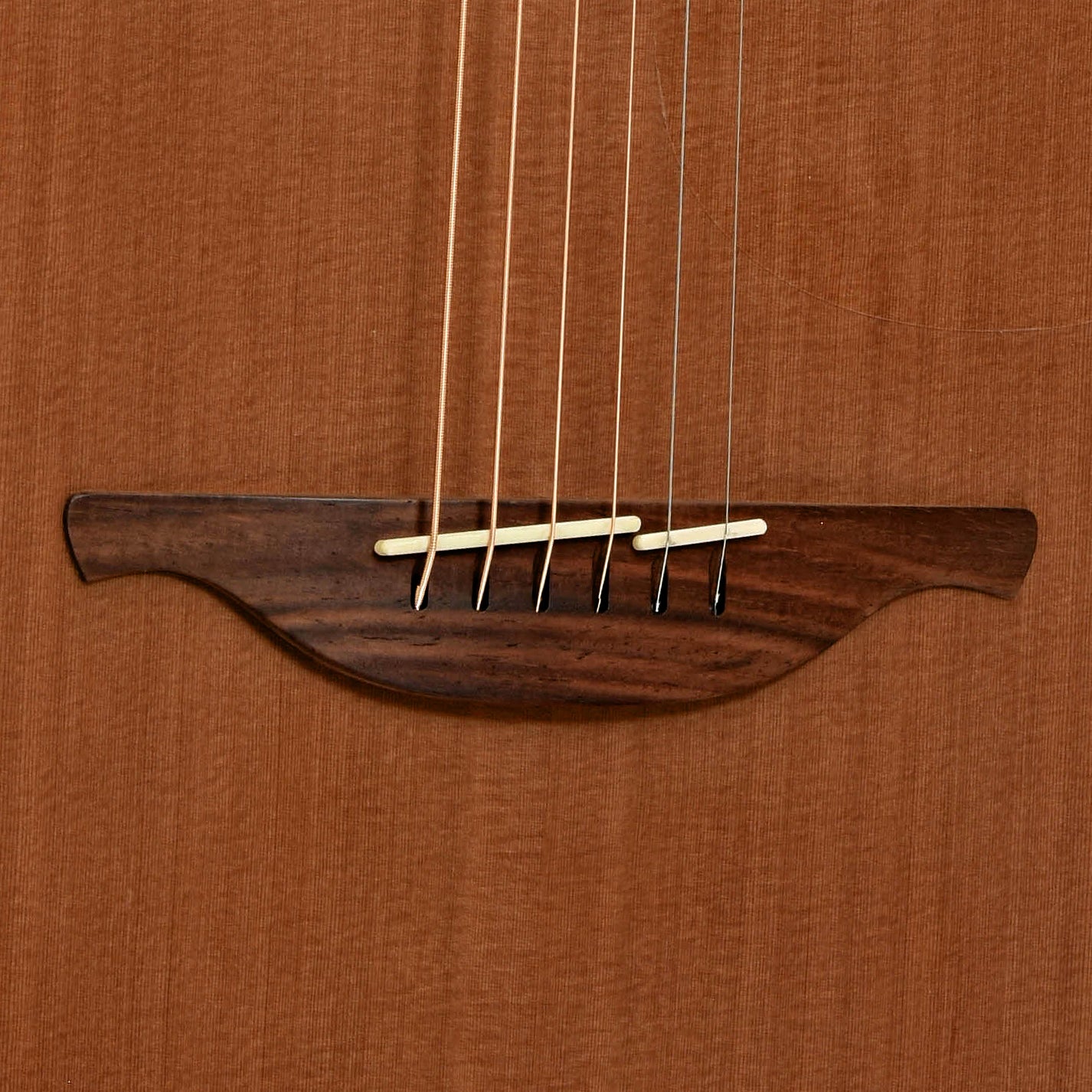 bridge of Lowden S35 12-Fret Acoustic Guitar