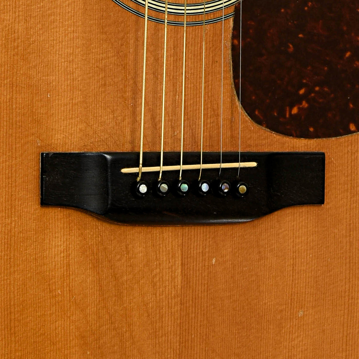 Bridge of Martin D-35 with Custom Neck