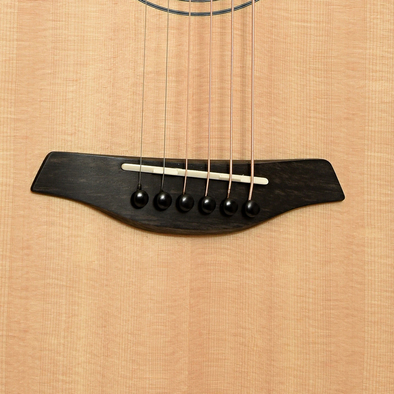 Bridge of Furch Green D-SR LH Dreadnought Acoustic Guitar 