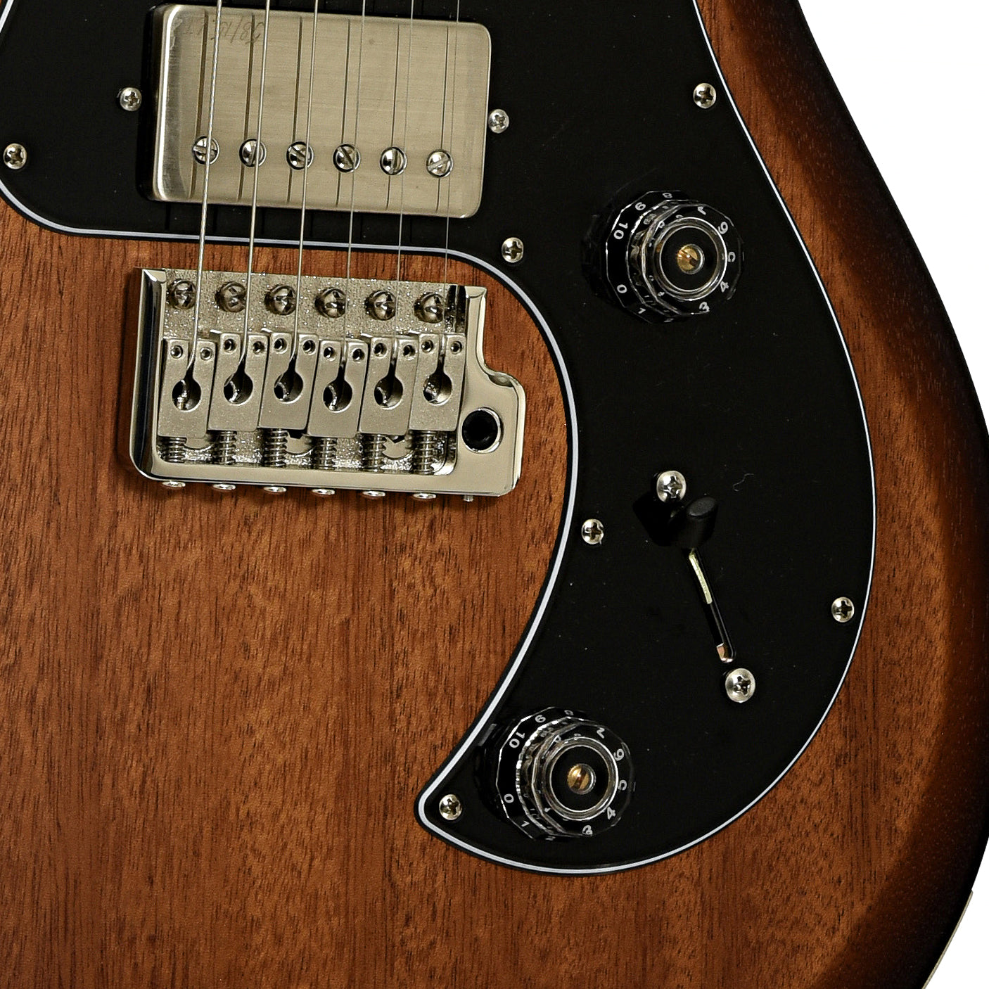 Bridge and controls of PRS S2 Standard 24 Electric Guitar