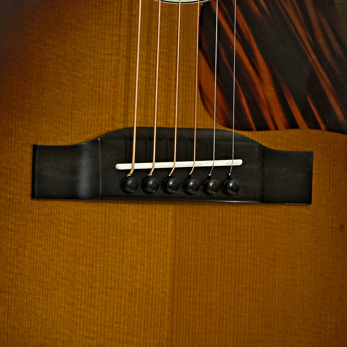 Bridge of Eastman E6 SS-TC-SB Acoustic Guitar