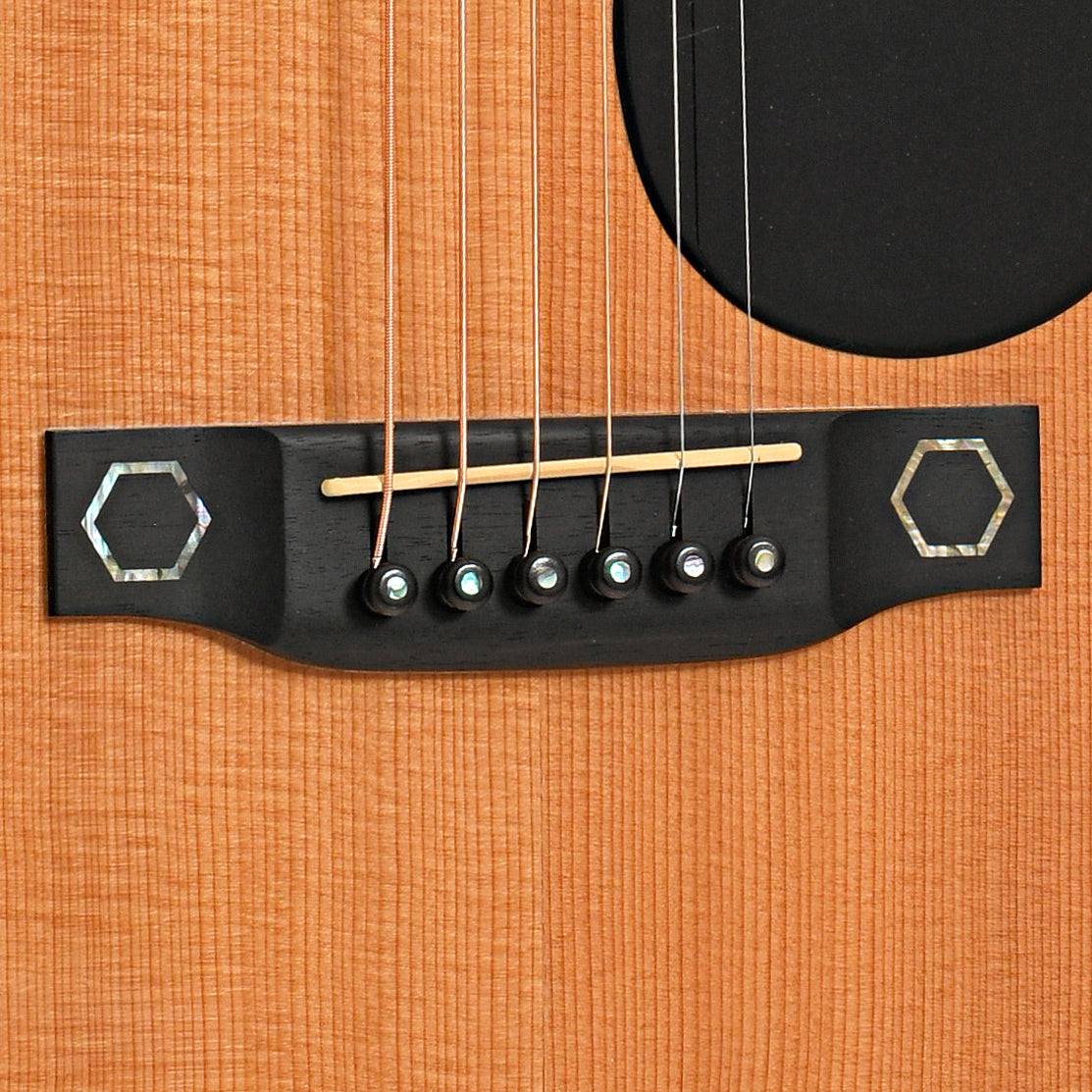 Bridge of Martin OMC Aura Acoustic-Electric Guitar