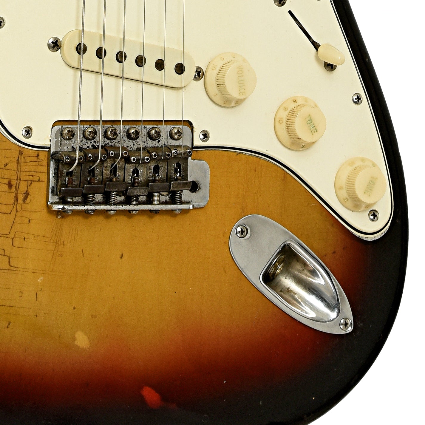 Bridge of Fender Stratocaster