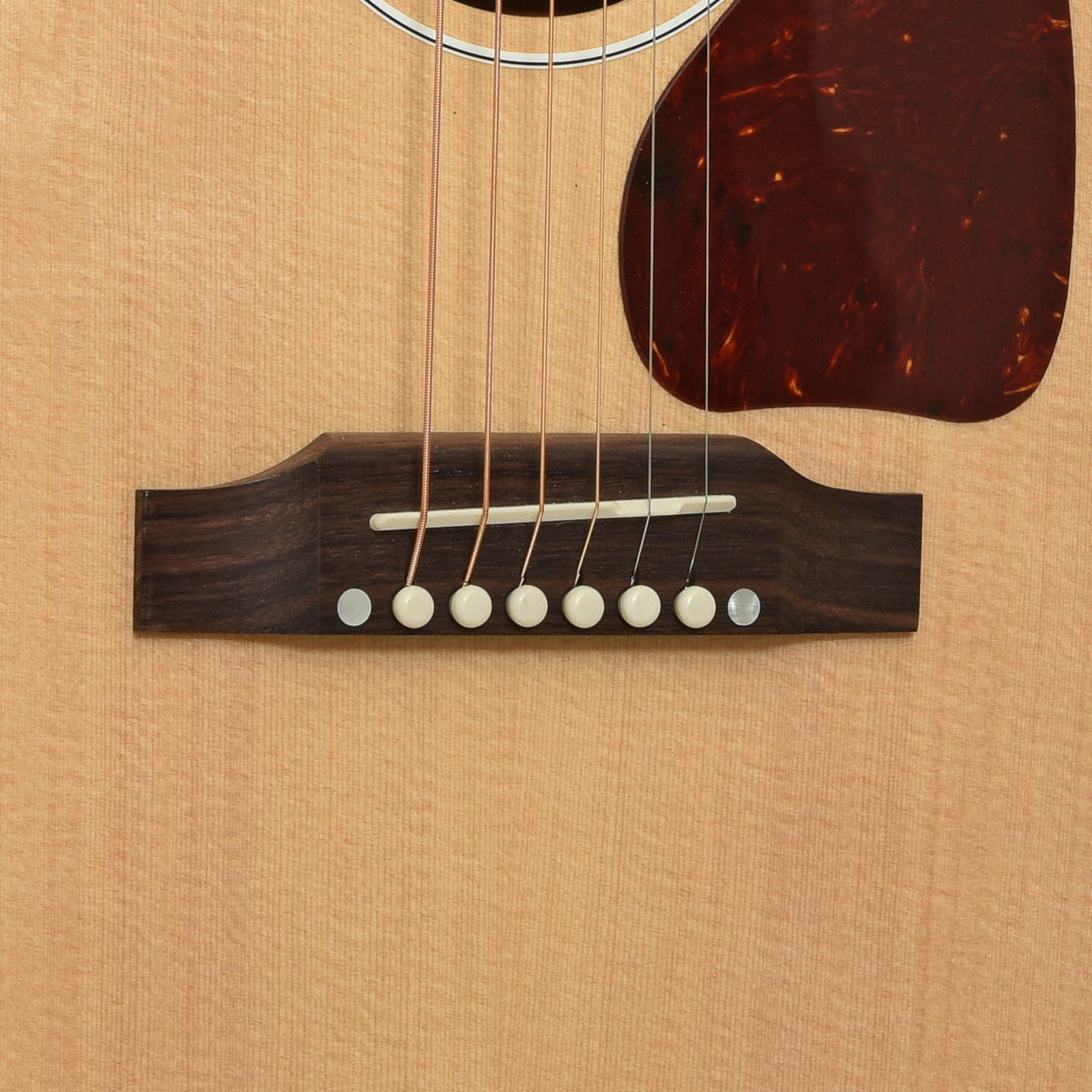 Bridge of Gibson J-45 Special Acoustic Guitar