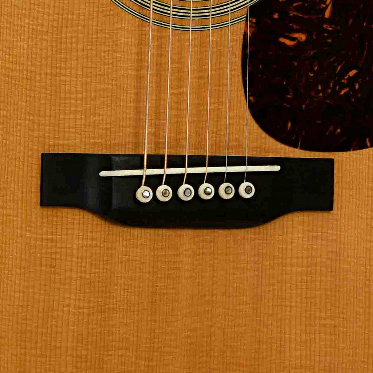 Bridge of Martin HD-28V Acoustic Guitar