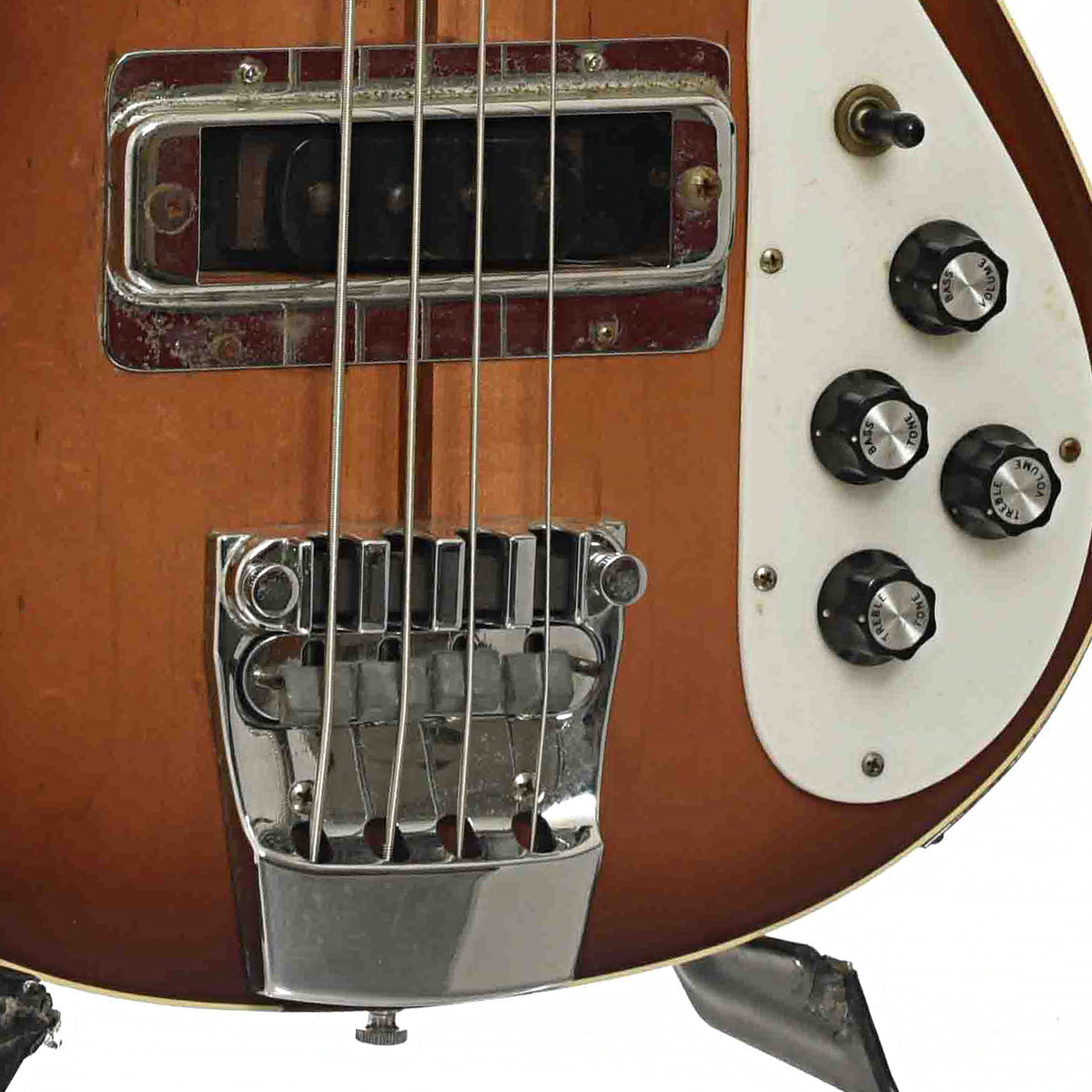 Bridge of Rickenbacker 4001 4-String Electric Bass