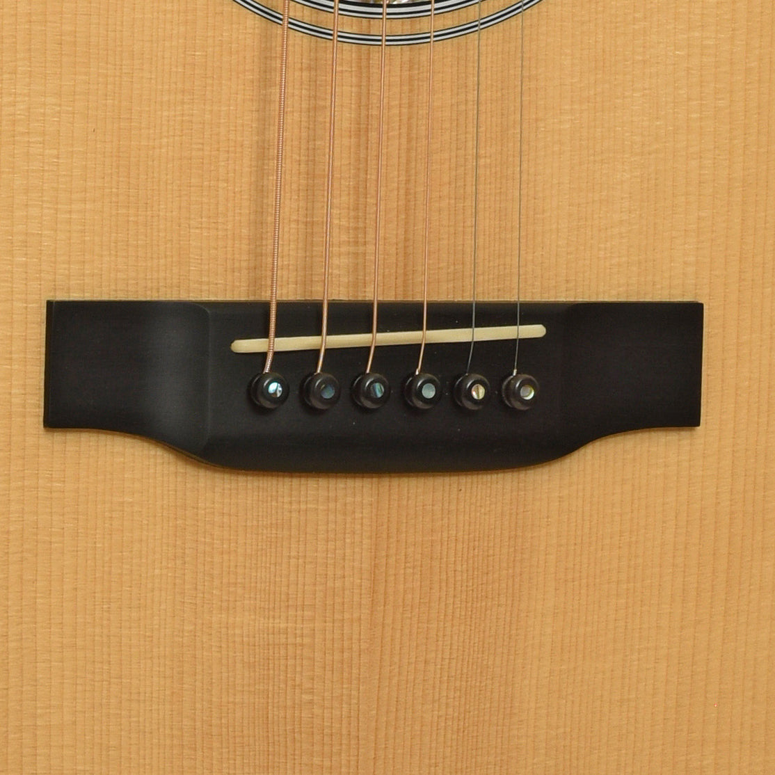 Bridge of Martin Custom Shop 0000-38C Acoustic Guitar 