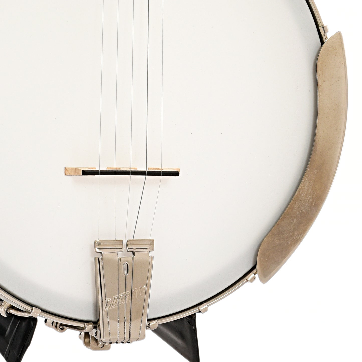 Tailpiece, bridge and armrest of Deering Vega Little Wonder Banjo LH