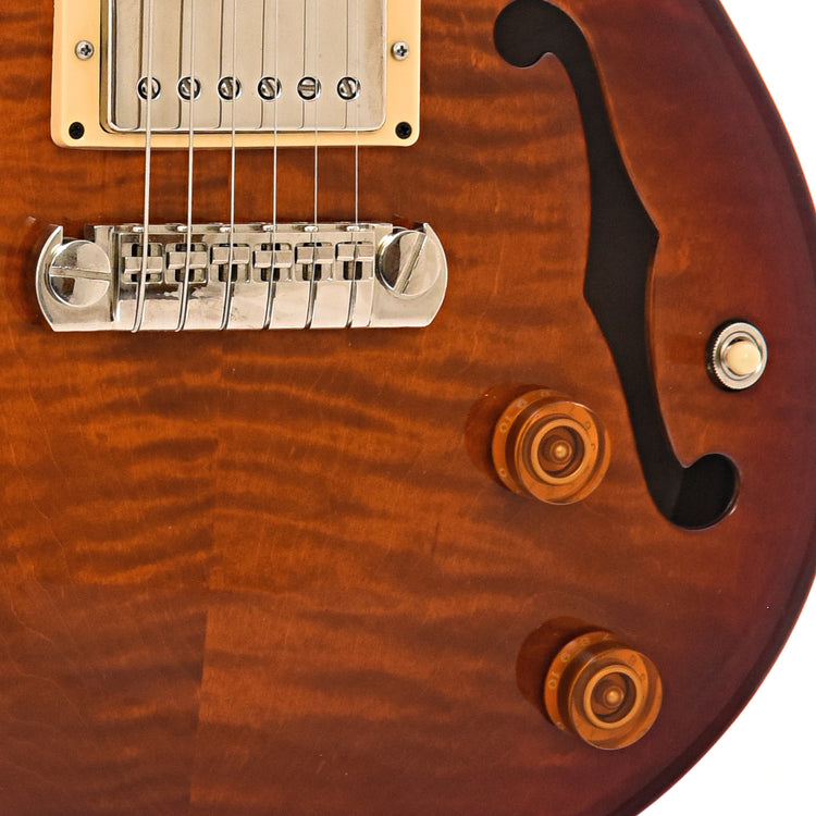 Bridge and controls  of PRS McCarty Archtop II