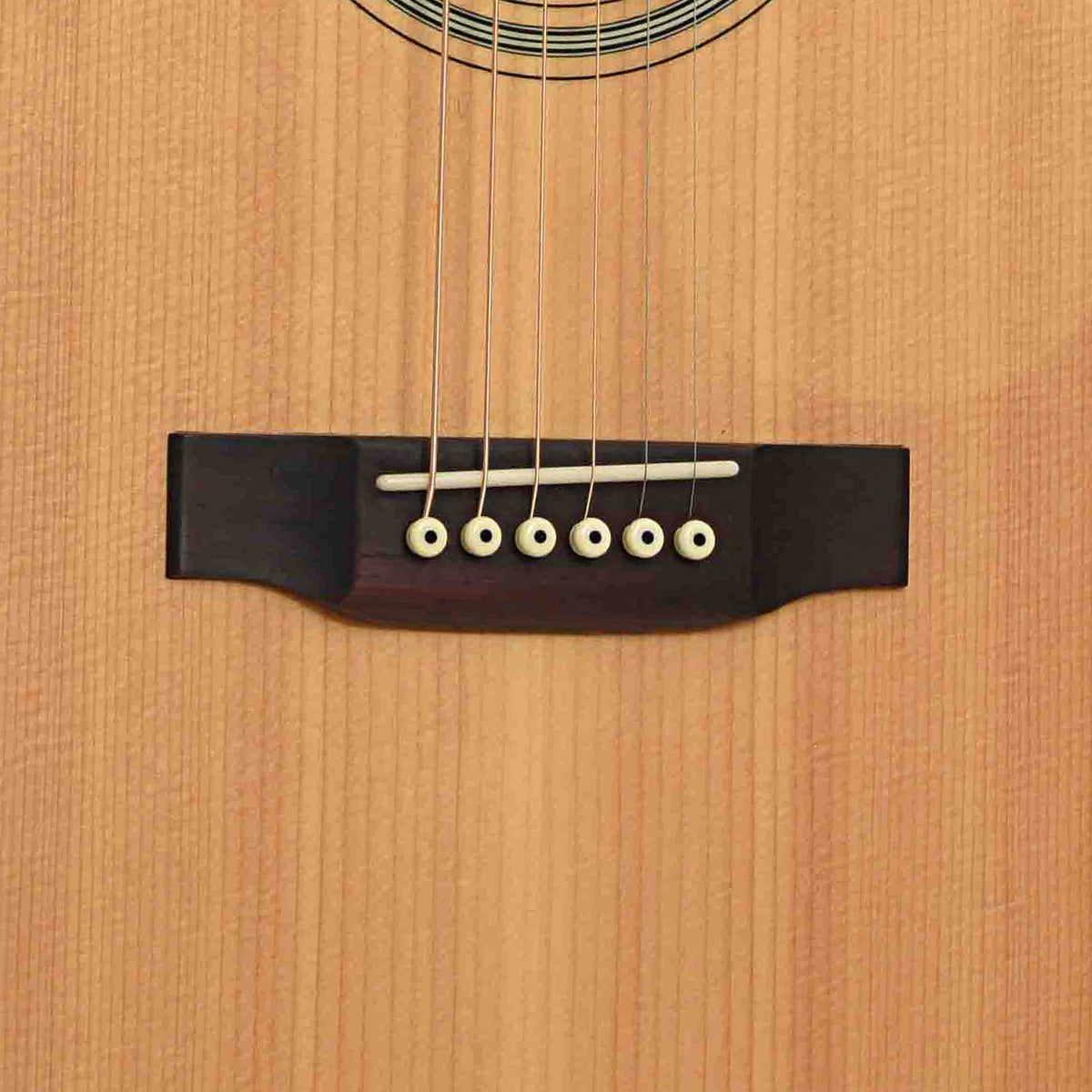 Bridge of Recording King RD-318 Acoustic Guitar