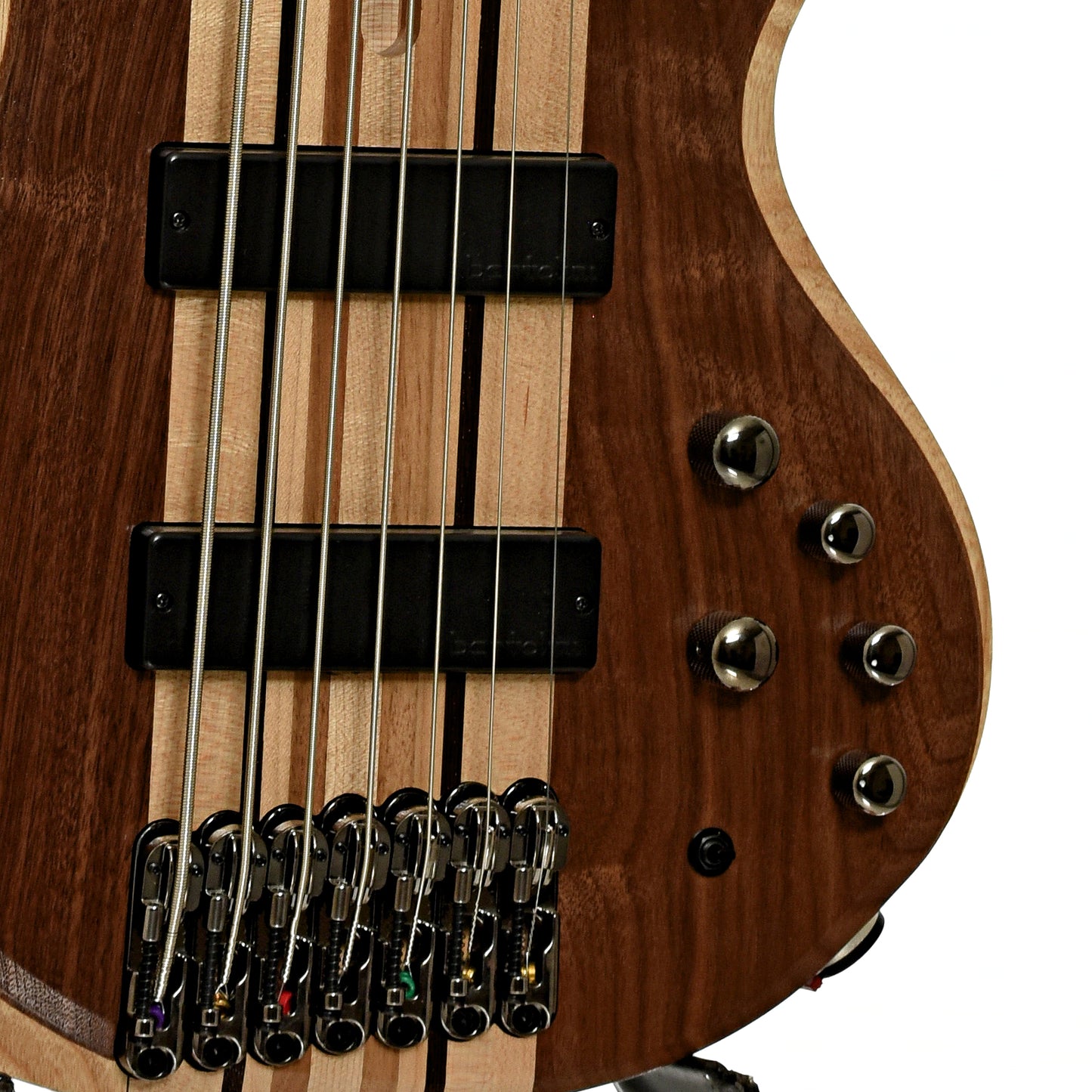 Bridge of Ibanez Standard BTB747 7-String Electric Bass