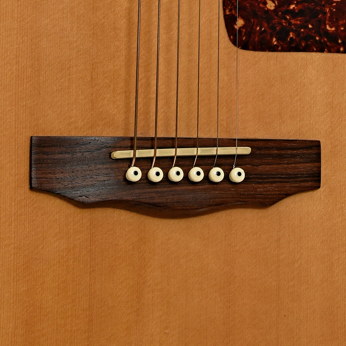 Bridge of Guild F47RCE Acoustic-Electric Guitar