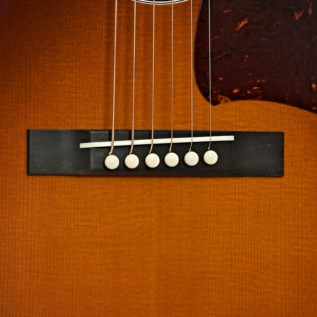 Bridge of Collings CJ-45 T Traditional Series Acoustic Guitar