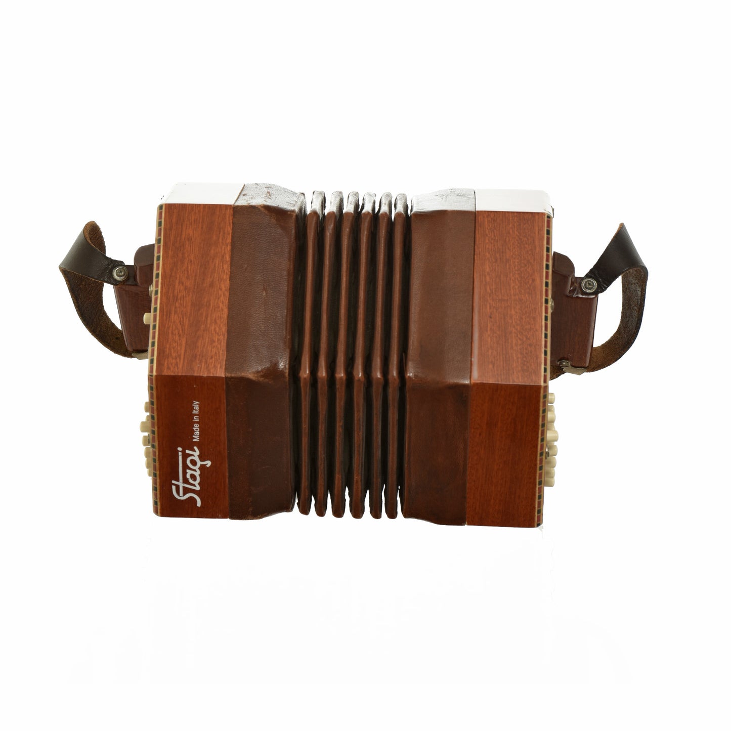 Side of Stagi Anglo Concertina