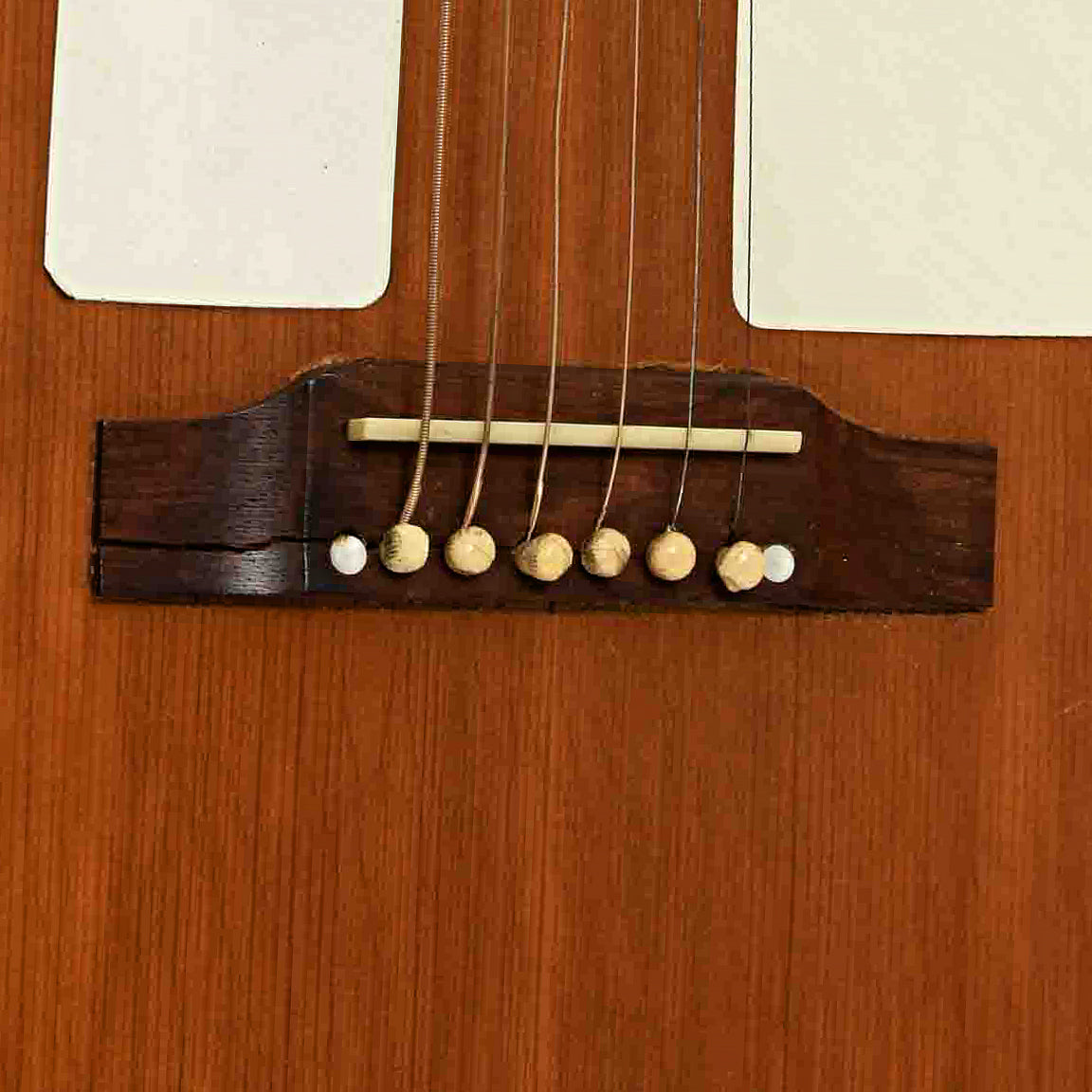 Bridge of Gibson FJN Folk Singer Jumbo Acoustic Guitar
