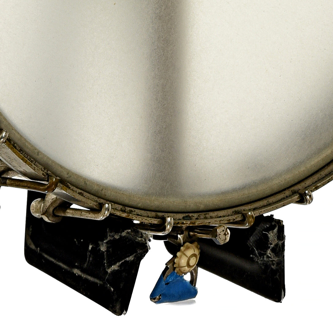 Tailpiece of S.S. Stewart Universal Favorite No. 2 + Openback Banjo