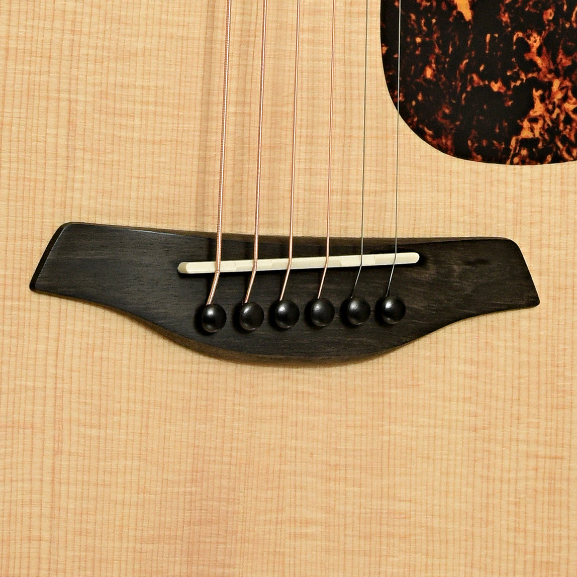 Bridge of Furch Blue OM-SW EAS Acoustic-Electric Guitar