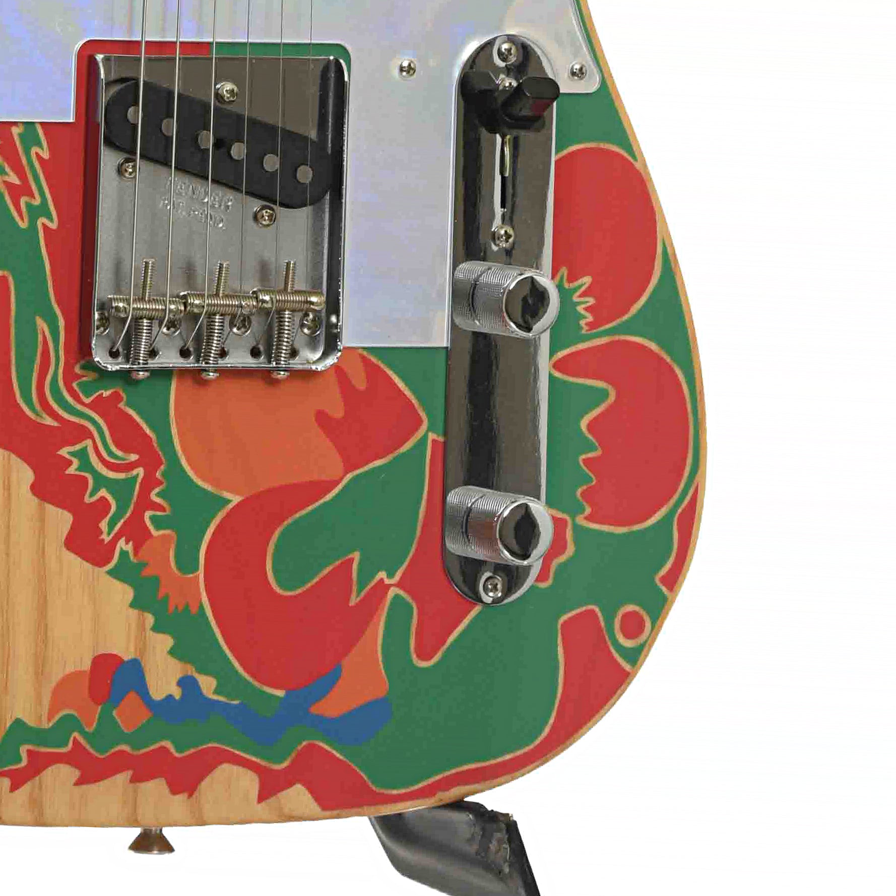 Bridge of Fender Jimmy Page Telecaster