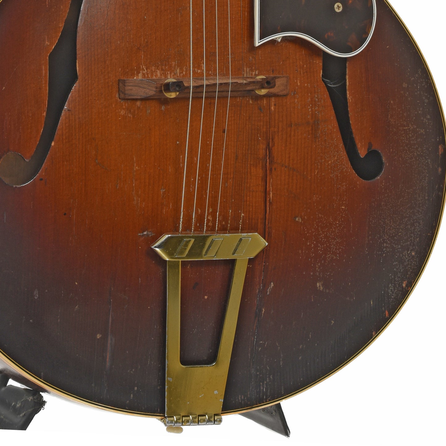 Bridge of Gibson L-12P Archtop Guitar (1948)