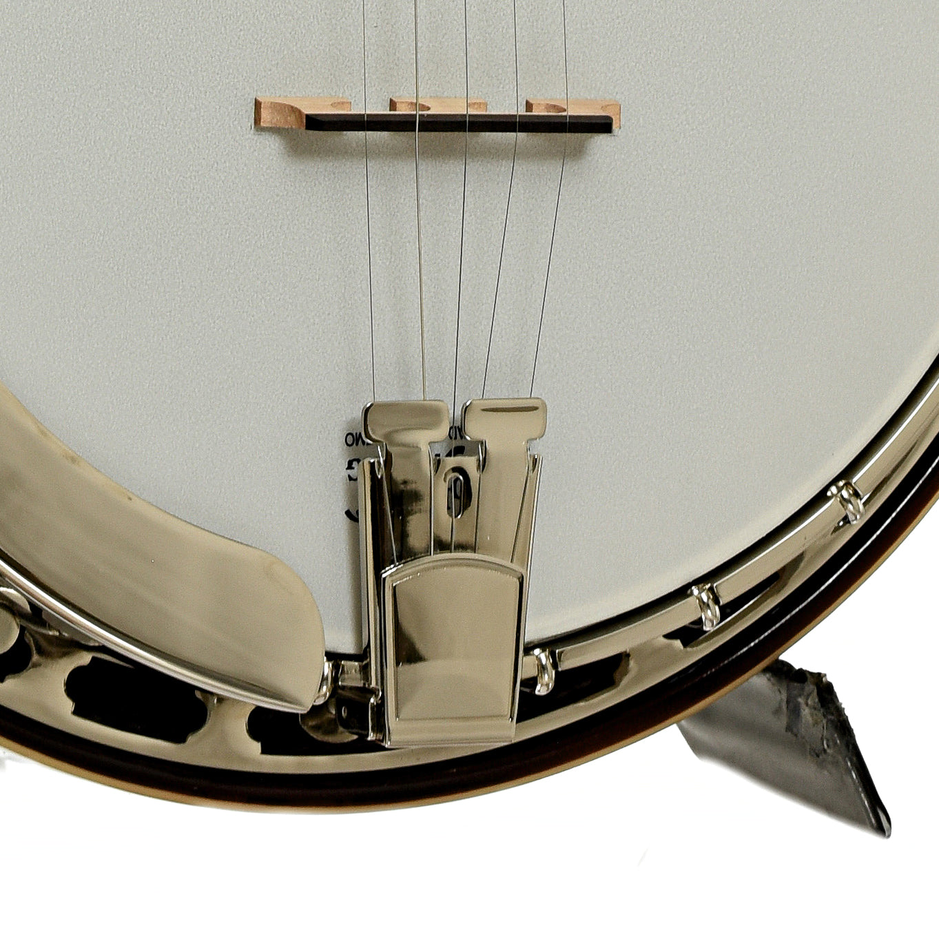 Bridge of Recording King Madison Reso!nator Banjo, Mahogany