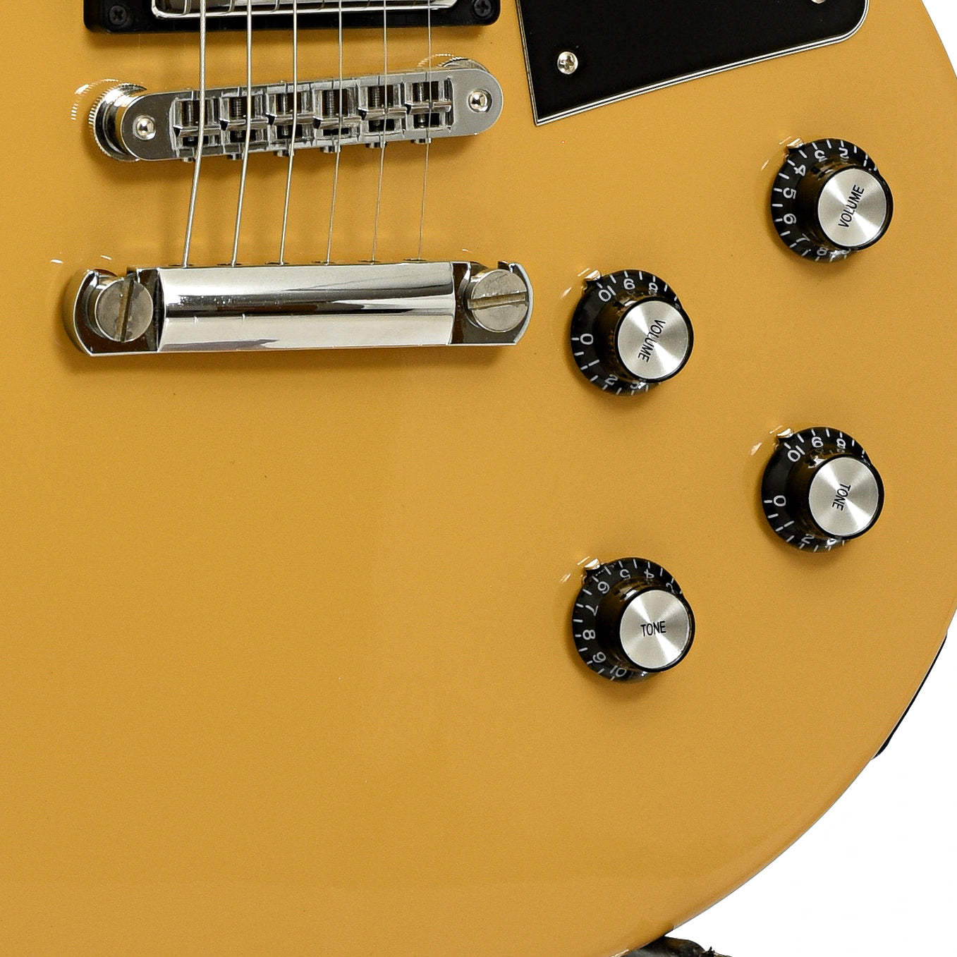 Bridge and controls of Gibson Les Paul Special Electric Guitar 