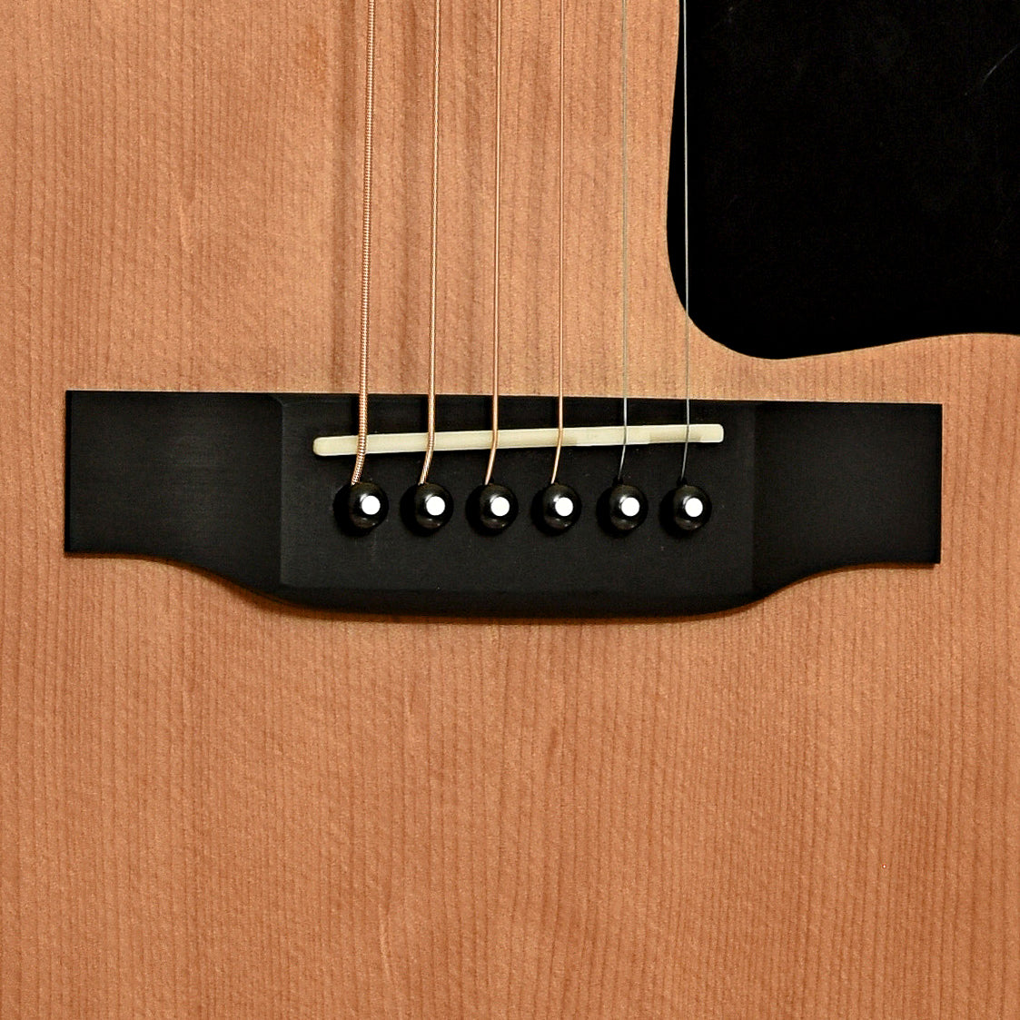 Bridge of AMI Model GME 000-Size Acoustic Guitar