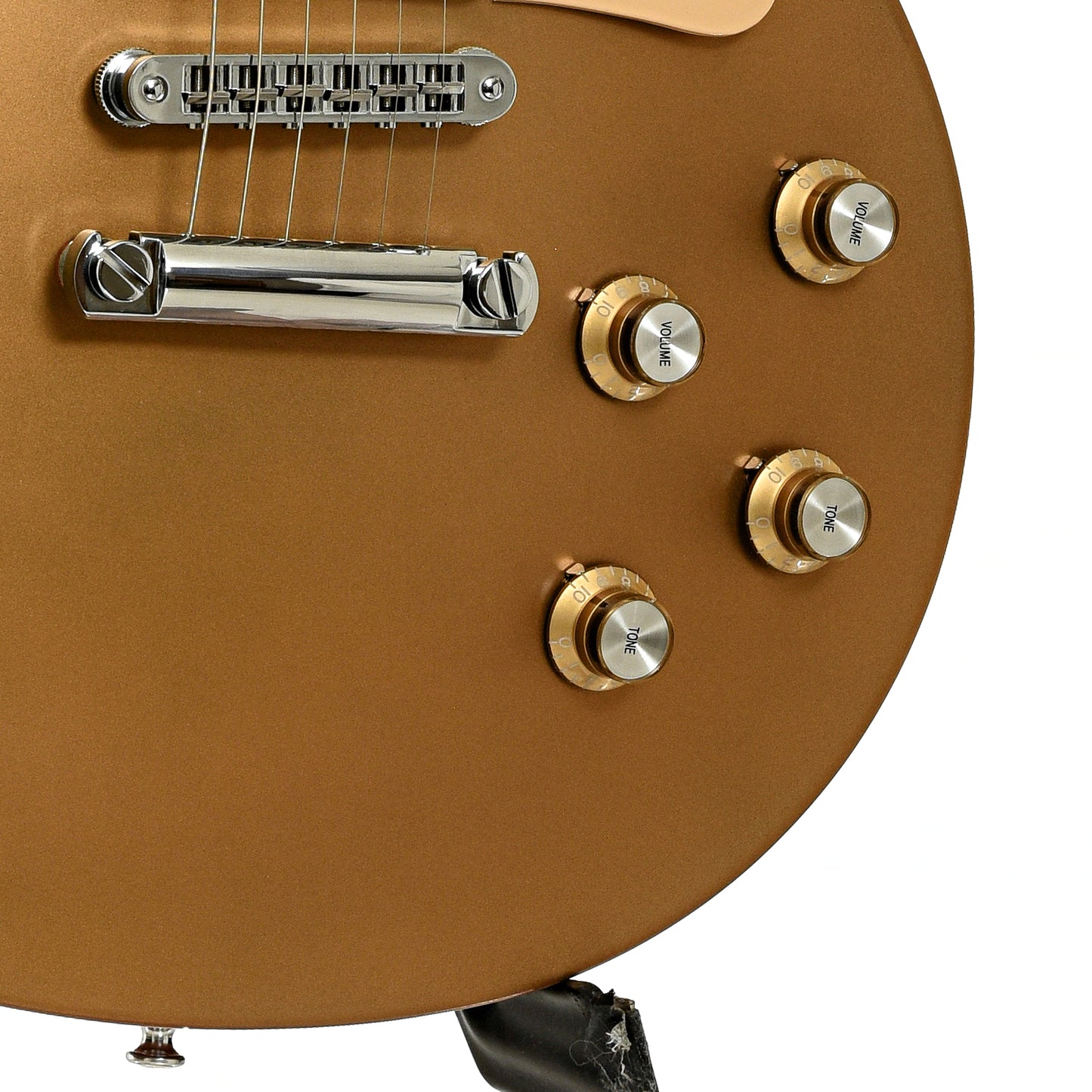 Bridge and controls of Gibson Les Paul Studio 60s Tribute Electric Guitar