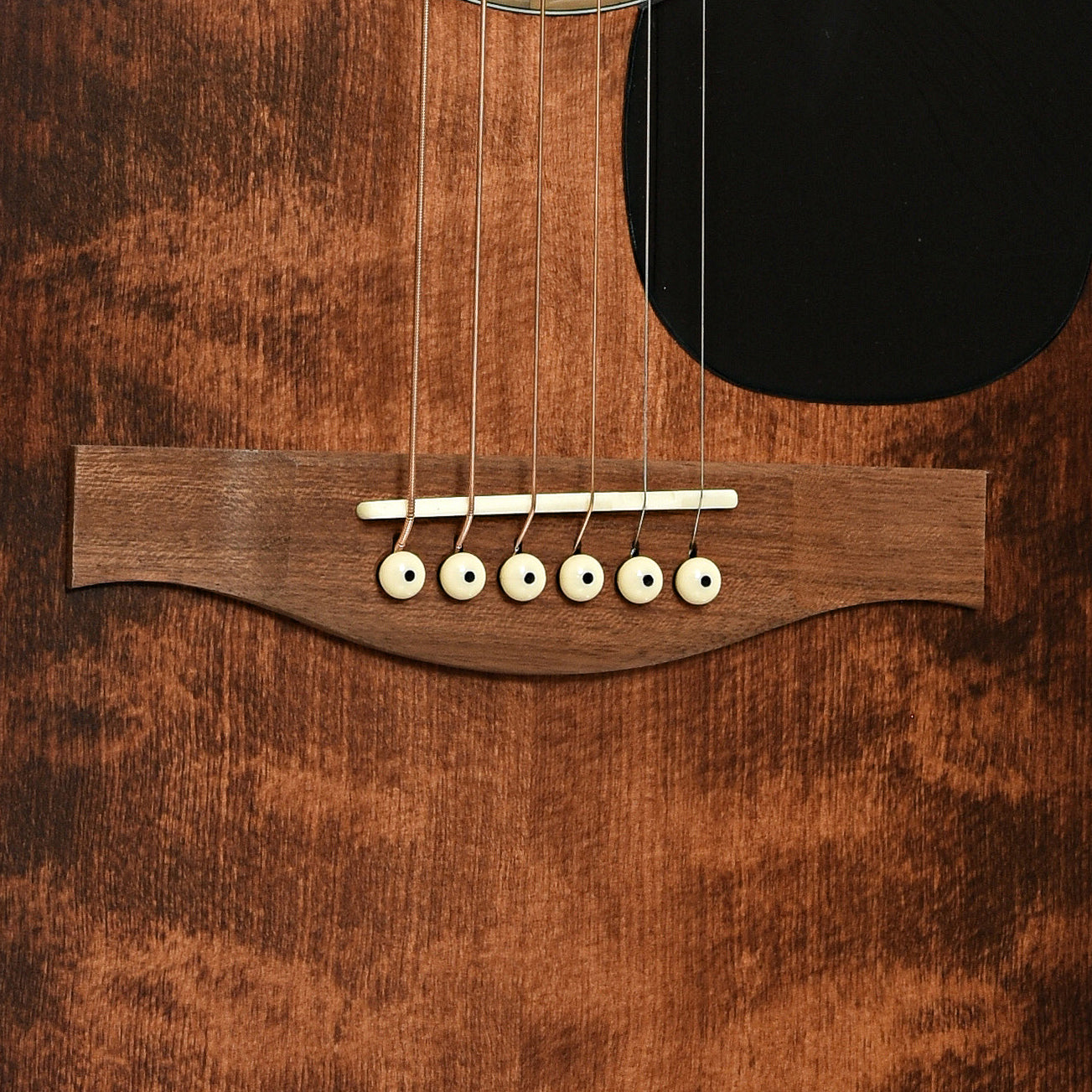 Bridge of Eastman PCH1-D "Pacific Coast Highway" Acoustic Guitar & Gigbag, Classic Stained Finish 