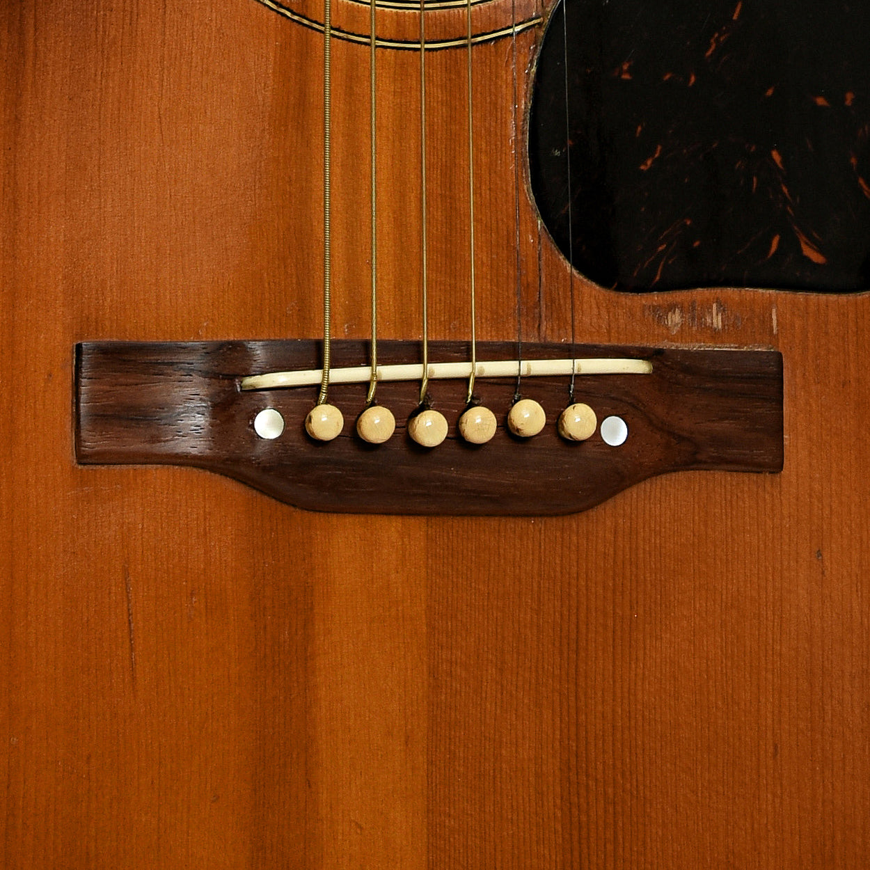 Bridge of Gibson Southern Jumbo Acoustic Guitar