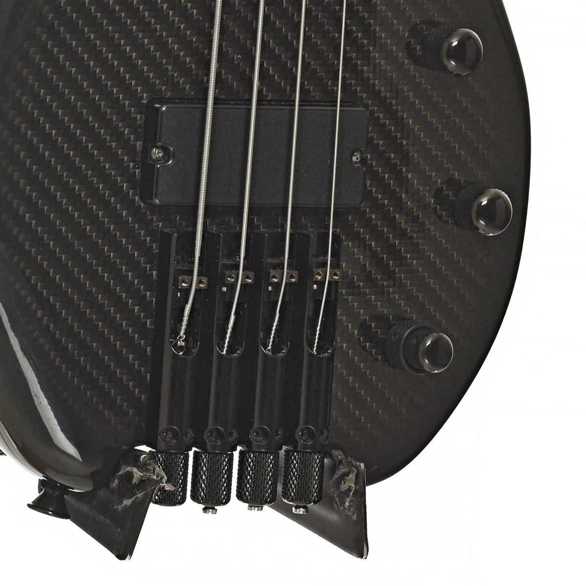Pickup of Status Graphite Streamline 4 Headless Fretless Electric Bass