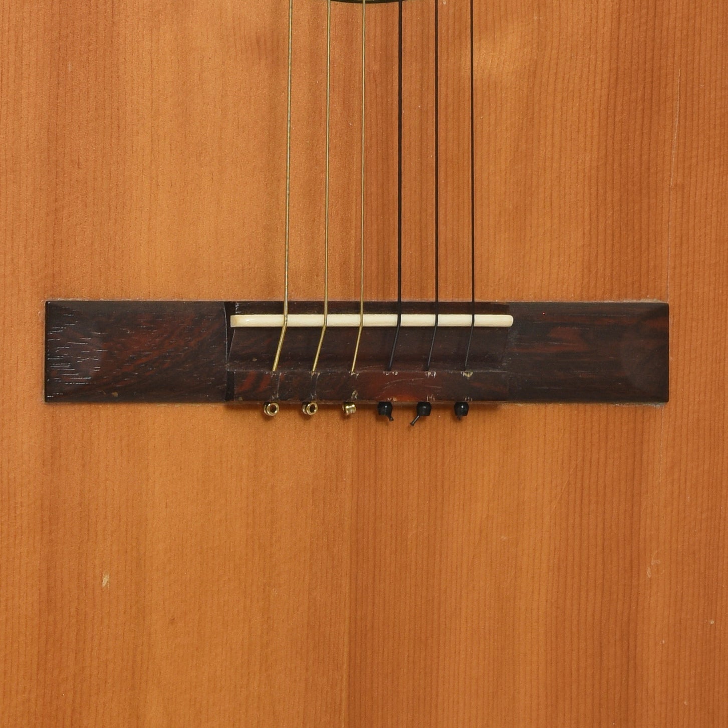Bridge of Gibson C-0 Classical acoustic Guitar