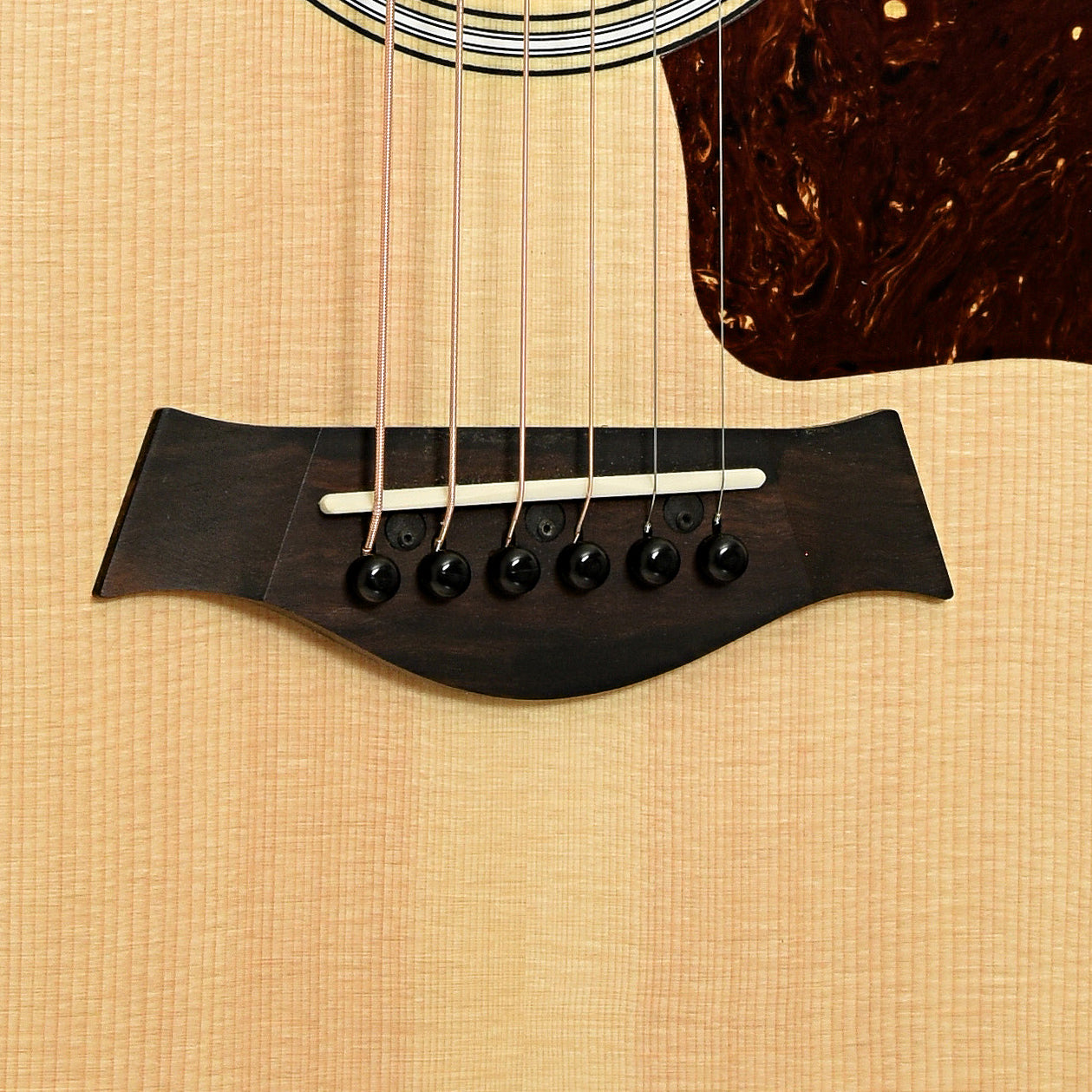 Bridge of Taylor GS Mini-e QS LTD Acoustic-Electric Guitar