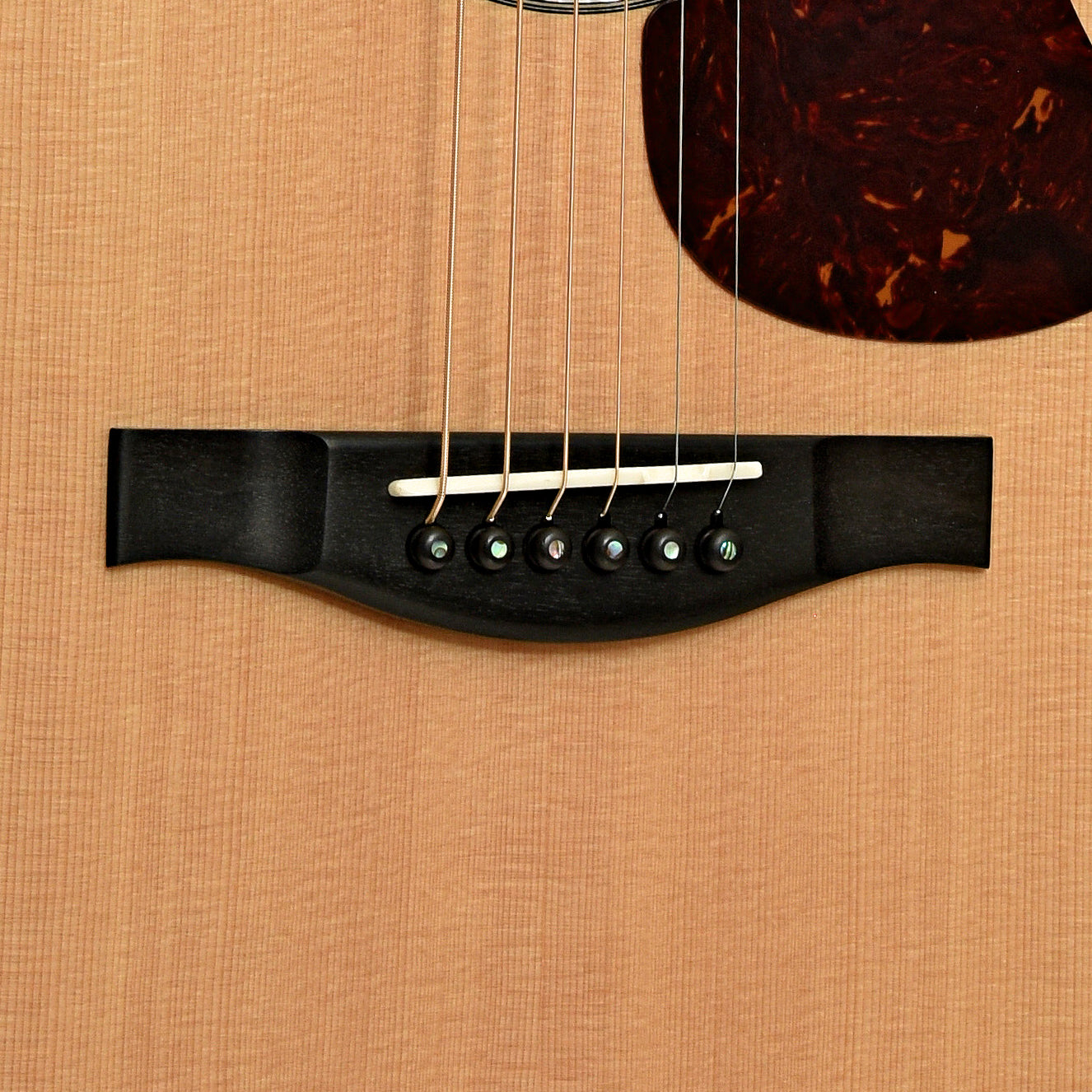 Bridge of Eastman AC822CE Acoustic Guitar 