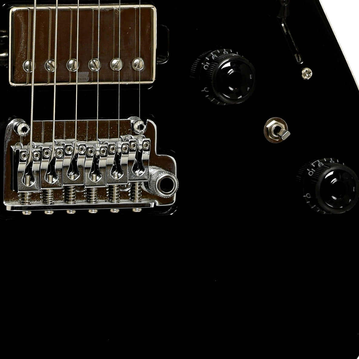 Bridge and controls of Ibanez Premium AZ42P1 Electric Guitar 