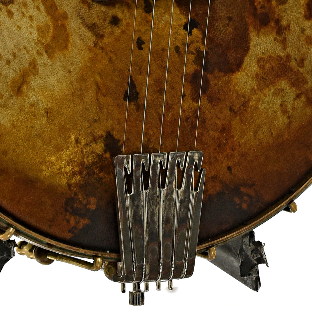 Bridge of Mulheron Little Red Rooster Custom Open Back Banjo 