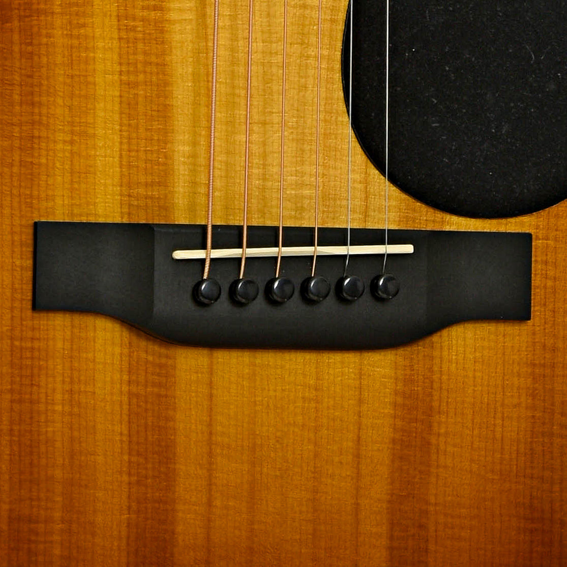 Bridge of Martin GPC-13E Burst, Ziricote Cutaway Guitar with Pickup