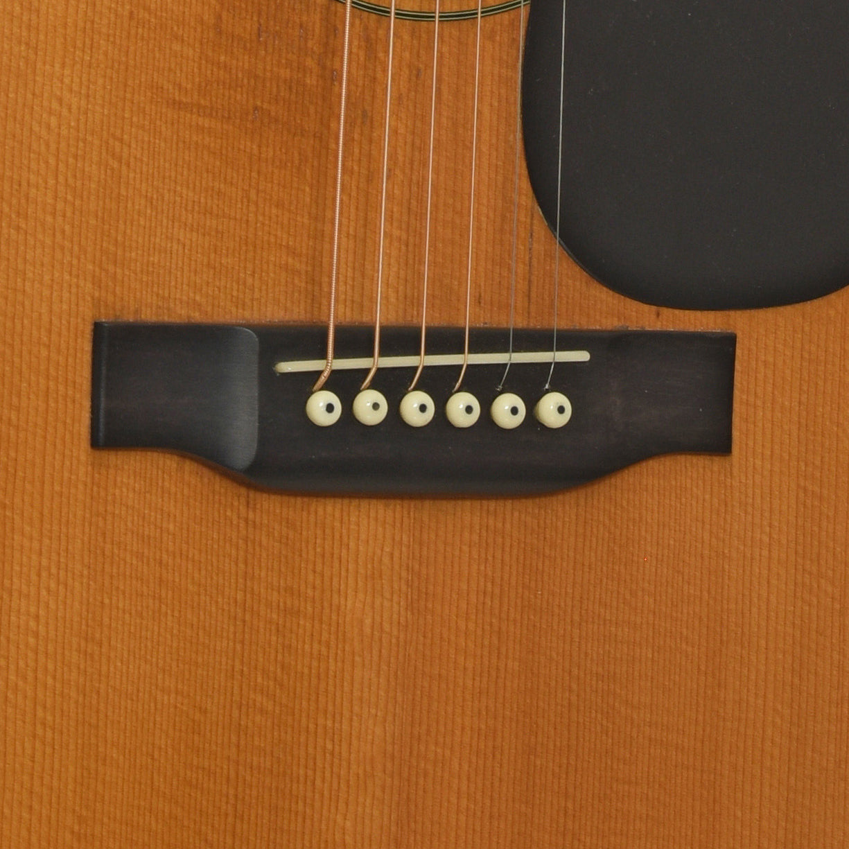 Bridge of Martin D-28 Acoustic Guitar 