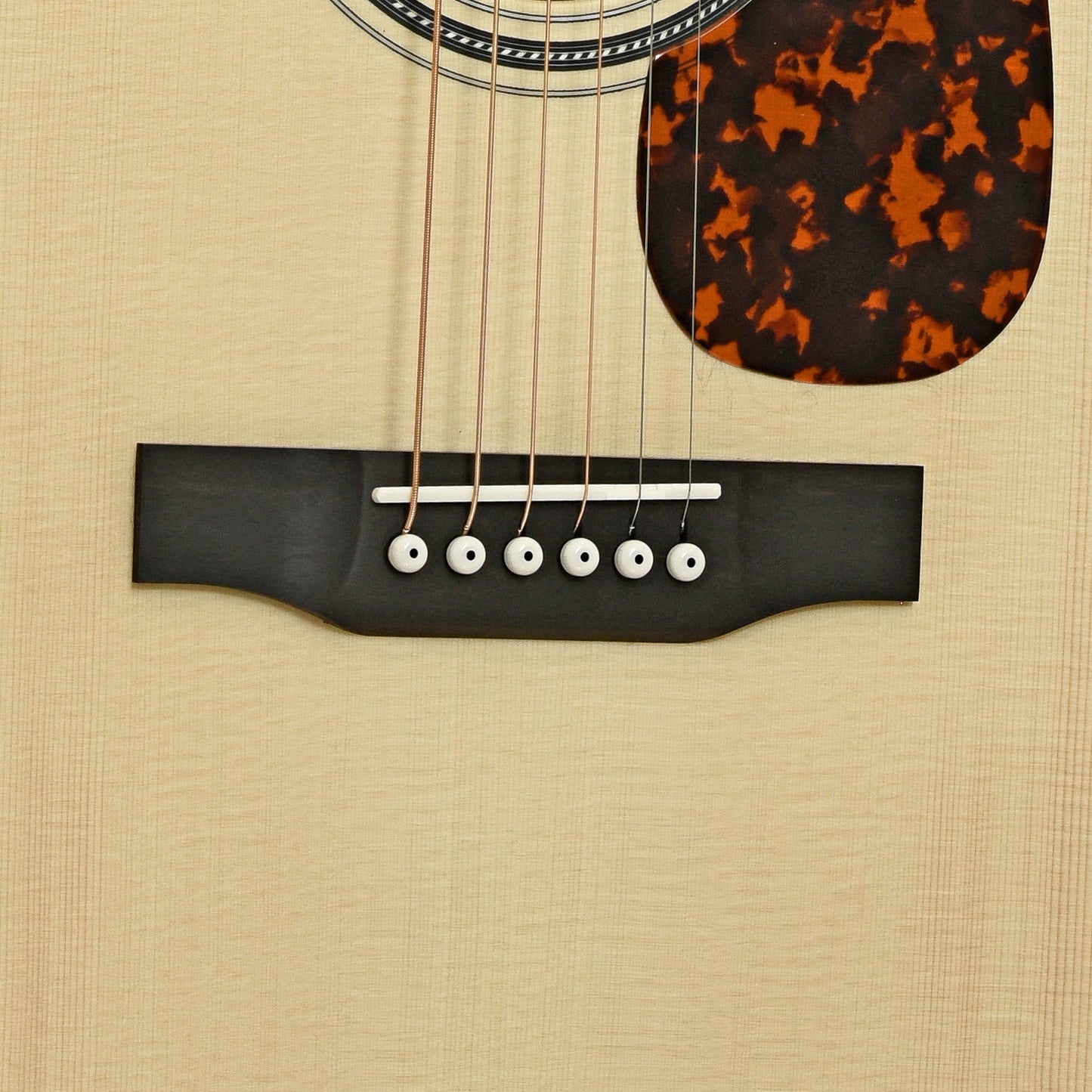 Bridge of Larrivee OMV-40 OM Cutaway Acoustic Guitar