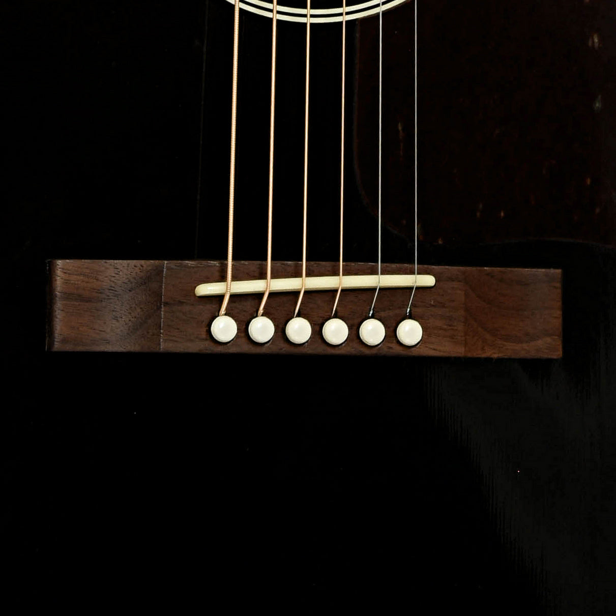 Bridge of Gibson L-00 Acoustic Guitar 