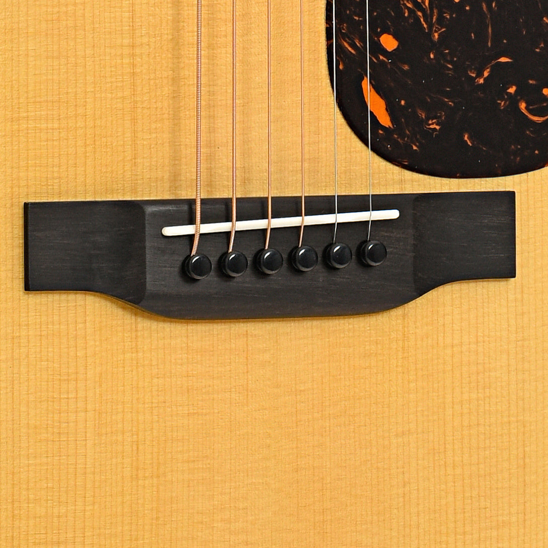 Bridge of Martin D-18 Satin Acoustic Guitar