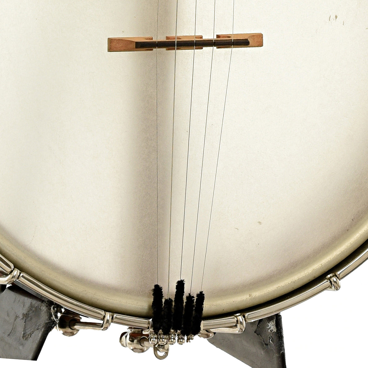 Bridge of Rickard Dobson 12" Custom Open Back Banjo