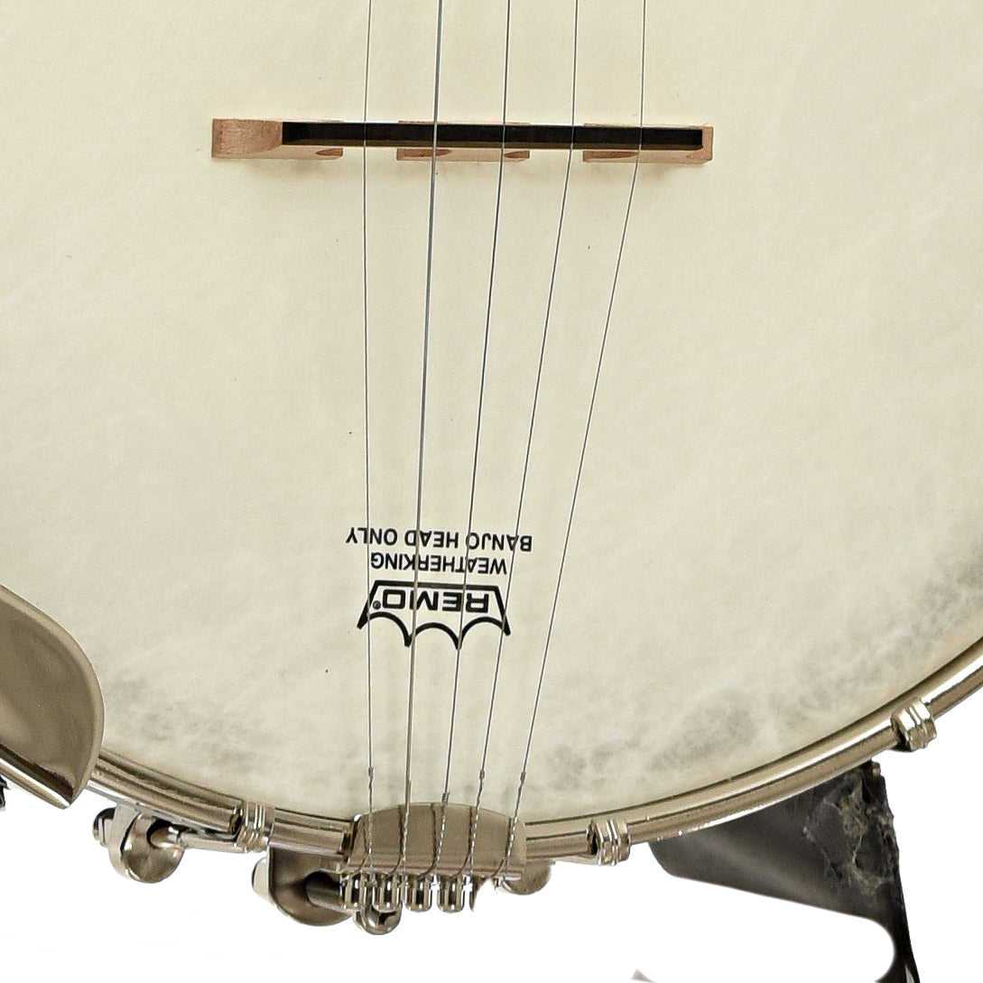 Bridge of Recording King Dirty 30s Open Back Banjo Mahogany