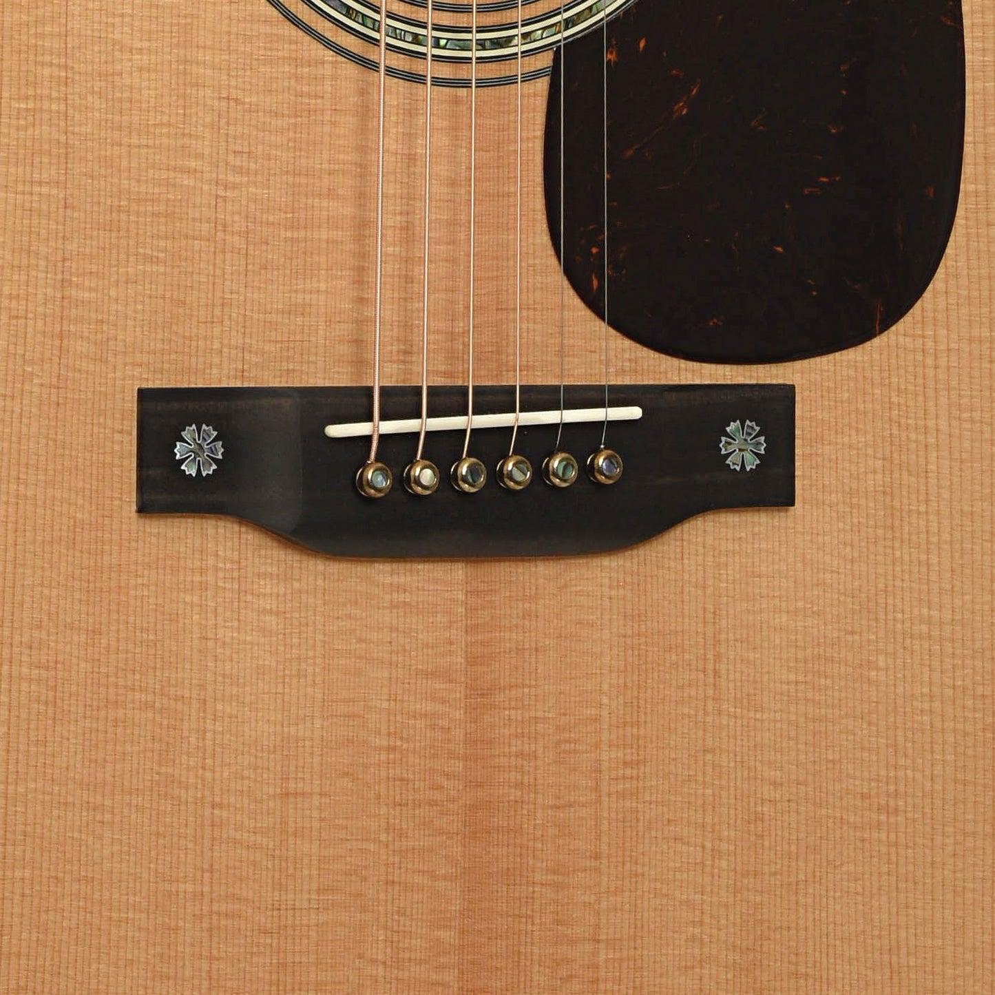 Bridge of Martin D-42 Modern Deluxe Acoustic Guitar 