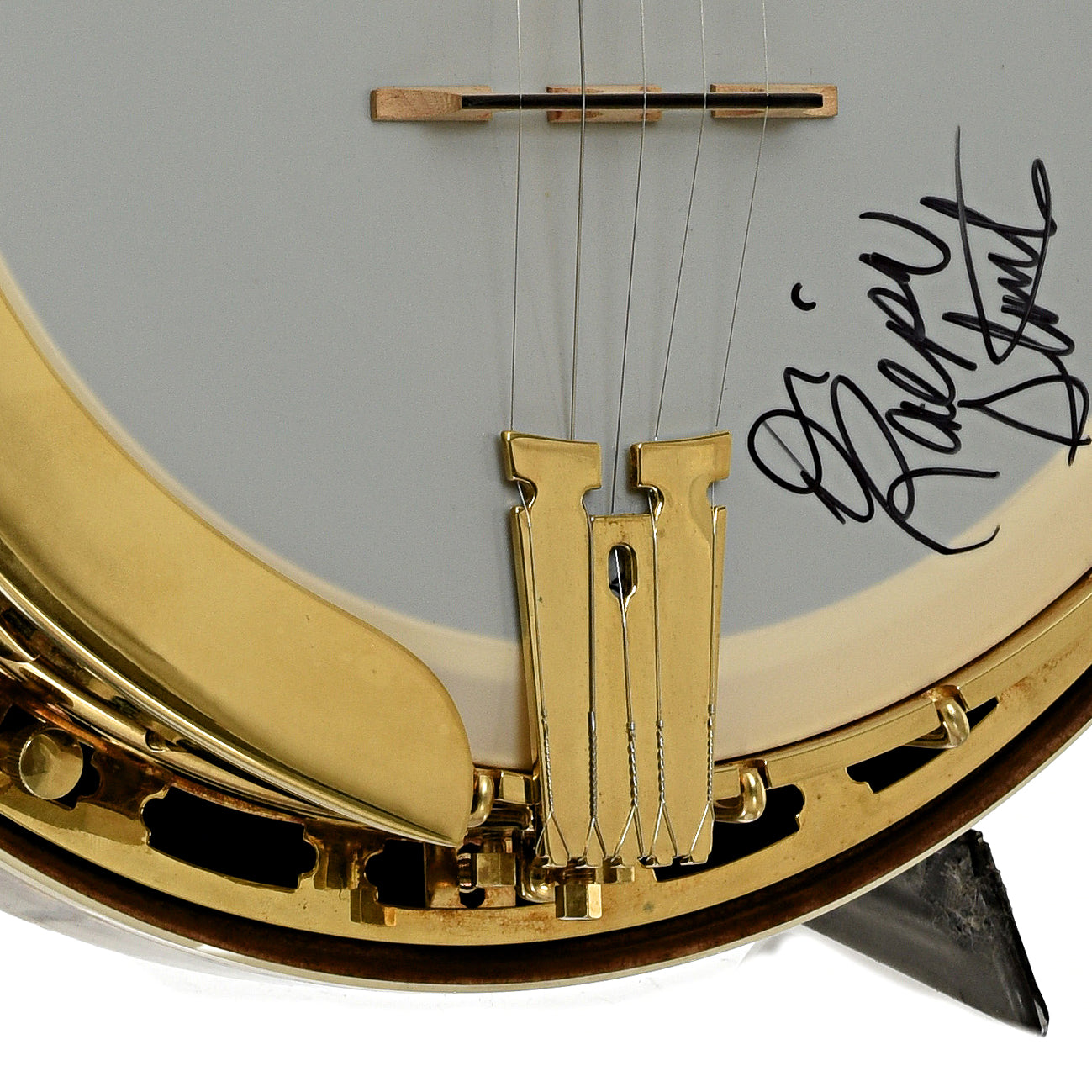 Bridge of Frank Neat Stanleytone Hills of Home Resonator Banjo