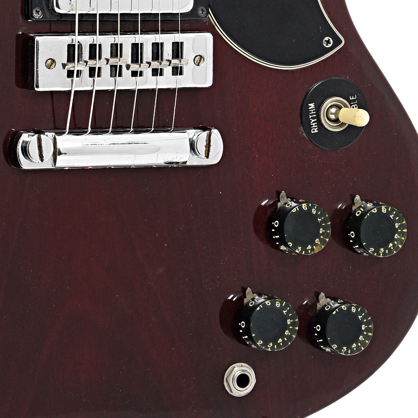 Bridge and controls of Gibson SG Standard