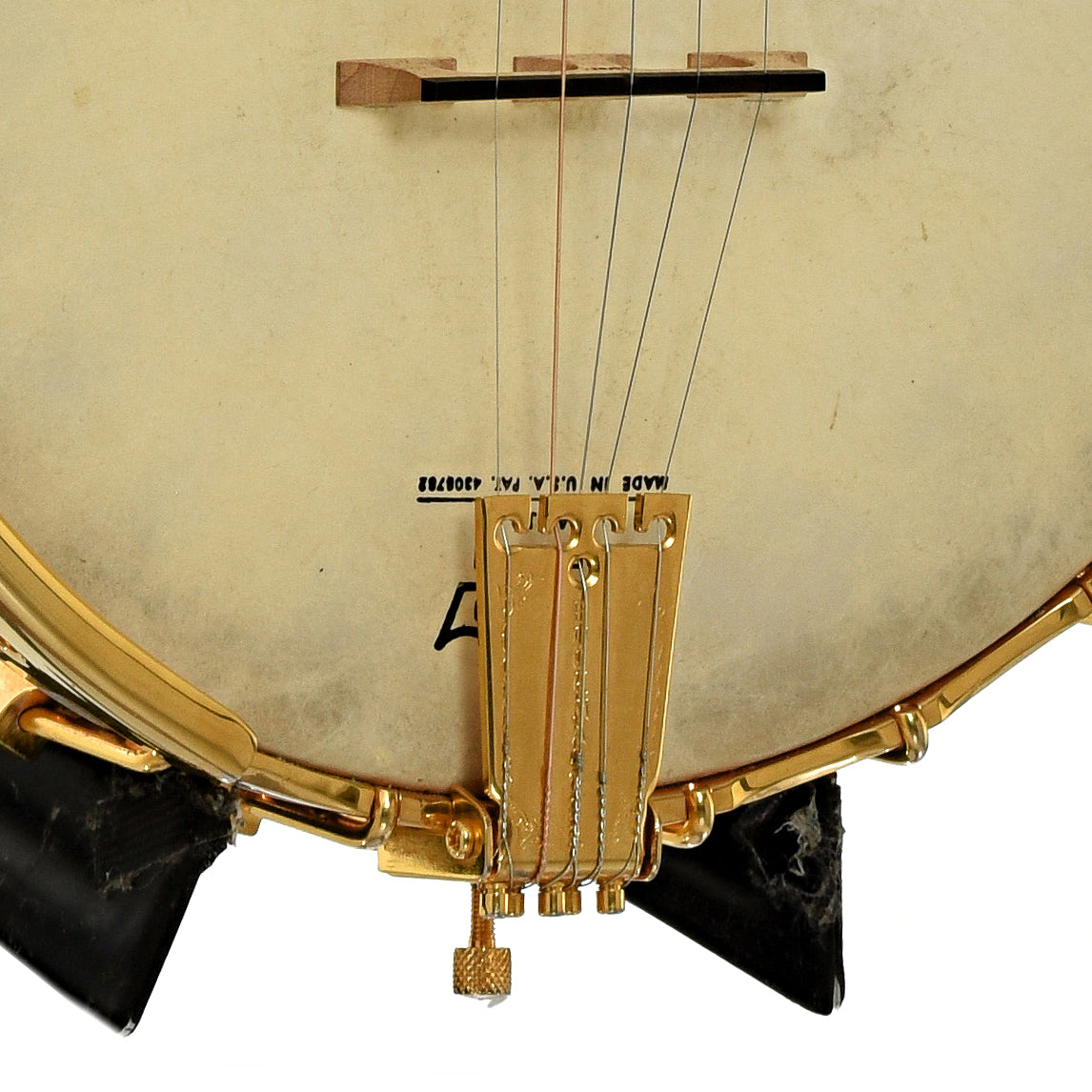Bridge of R.O. Buckmaster Deluxe Open Back Banjo