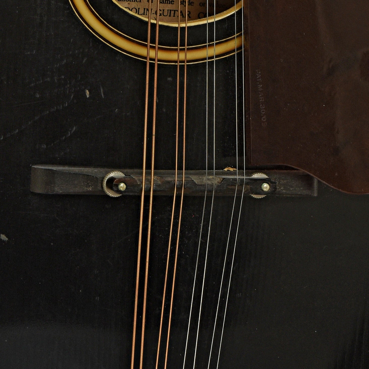 Bridge of Gibson A Snakehead Mandolin