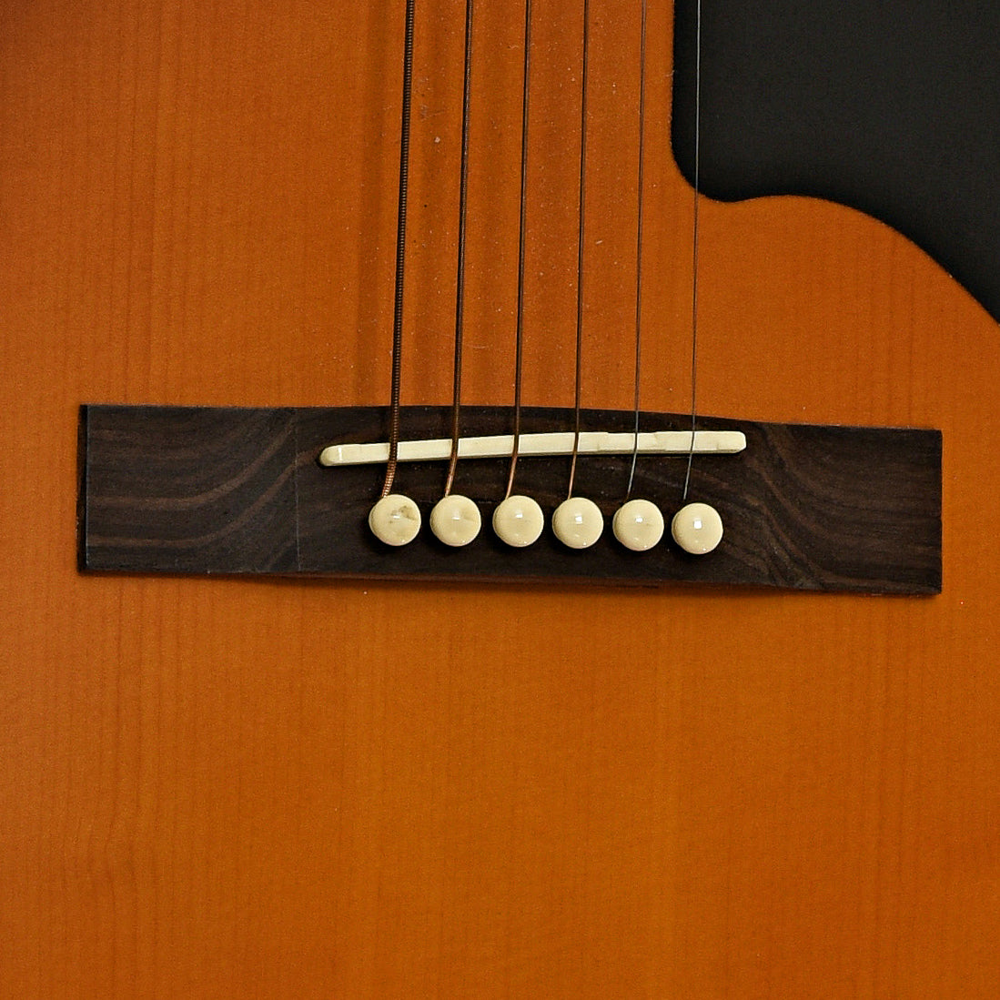 Bridge of Recording King ROS-9-FES Acoustic Guitar